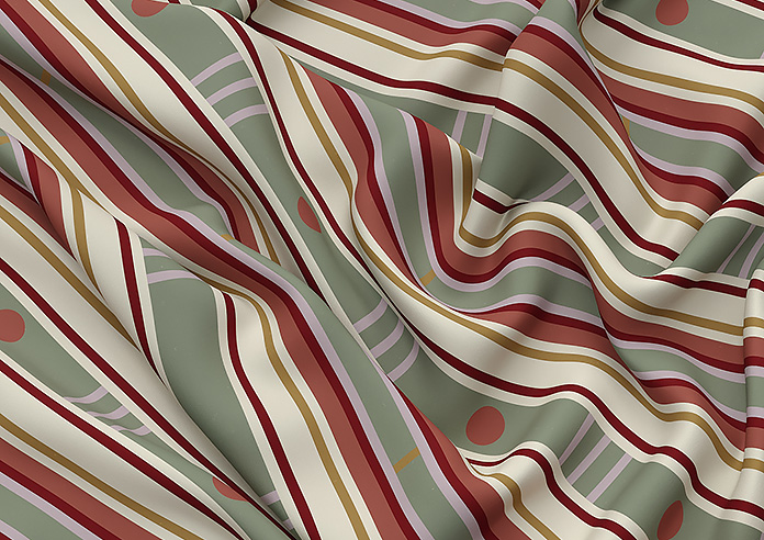 The British Stripe Co. William, Highlands No.1 - Twist&Fit Roman Blind - Image 4